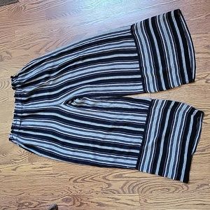 American Eagle Stripped Loose Fit Pants Size L